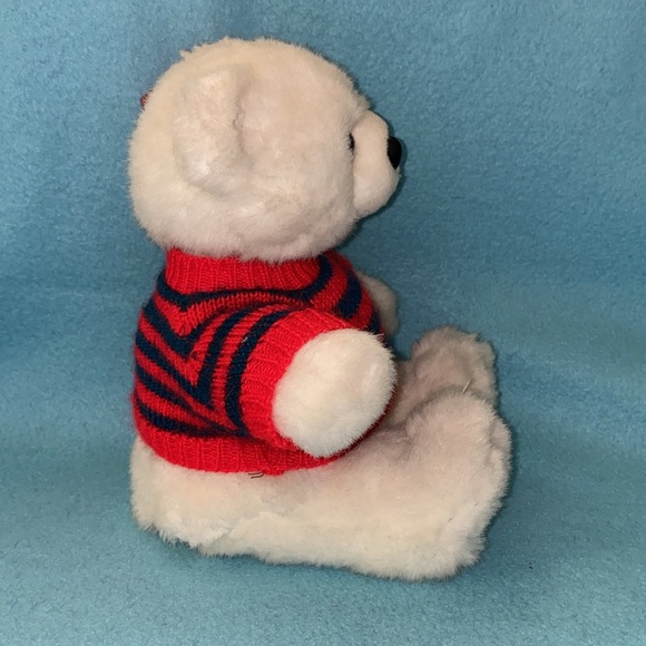 Dancing Christmas teddy bear plays “Jingle Bell Rock” plush vintage 1998 NEW - Picture 4 of 12